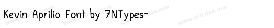 Kevin Aprilio Font by 7NTypes字体转换